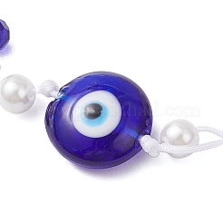 Lampwork & Glass Pearl & Glass Beaded Bracelets&nbsp;BJEW-JB12228