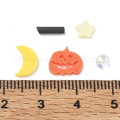 ハロウィン用手作りポリマークレイスプリンクルミックス  ネイルアート＆レジンデコレーション用  ミックスカラー  3~8x1.8~9x1~4mm&nbsp;PY-CBA1F99-01