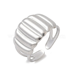 304 Stainless Steel Open Cuff Rings&nbsp;RJEW-A079-01I-P