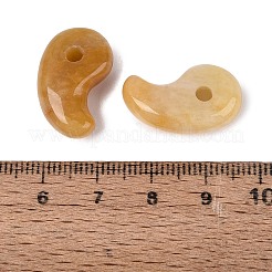 天然トパーズヒスイの​​ペンダント  勾玉  21.5~22.5x12.5~14x6.5~8.5mm  穴：3~3.5mm&nbsp;G-S294-07B-09