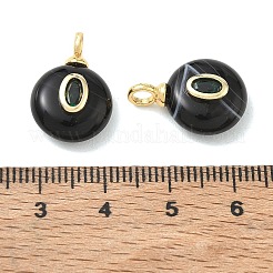 Natural Black Banded Agate(Dyed & Heated) Pendants&nbsp;GG-CBA42CA-03G