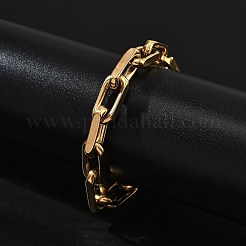 Ion Plating(IP) 304 Stainless Steel Cable Chains Bracelets for Men&nbsp;BJEW-U017-01G