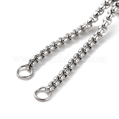 Non-Tarnish 304 Stainless Steel Adjustable Finger Ring Findings&nbsp;STAS-P328-06B-P