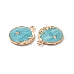 Alloy Enamel Pendants&nbsp;ENAM-N054-008F-G