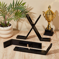Wood Ice Hockey Stick Organizer Holder&nbsp;ODIS-WH0043-185