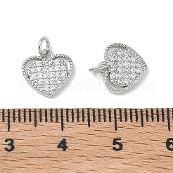 SHEGRACE Valentine's Day Brass Clear Cubic Zirconia Pendants&nbsp;XGRQ3K883-557P