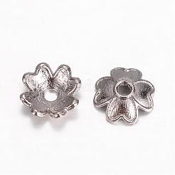 Alloy Bead Caps Enamel Settings&nbsp;PALLOY-D348-05