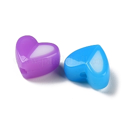 Two Tone Opaque Acrylic Beads&nbsp;X-SACR-I005-05D