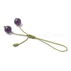4Pcs Cherry Gemstone Pendant Decorations for Mobile Accessories&nbsp;HJEW-TA00422