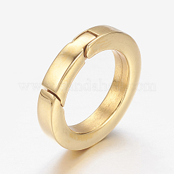 304 Stainless Steel Spring Gate Rings&nbsp;STAS-G134-13G-21mm