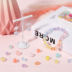 160Pcs 8 Styles Transparent Acrylic Beads&nbsp;TACR-SP0001-10