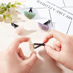 4Pcs Moon Gemstone Car Air Vent Clips&nbsp;AJEW-PH00496-02