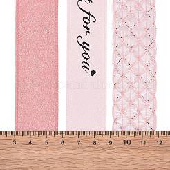 9 Yards 3 Styles Polyester Ribbon&nbsp;SRIB-A014-B04