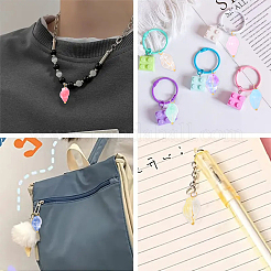 ガラスチャーム  真鍮パーツ  巻き貝  アクアマリン  10pc  20mm  穴：3mm&nbsp;PALLOY-YW00060-01