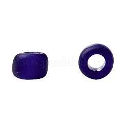 トーホー 15/0ラウンドビーズ  日本製シードビーズ  （8df）透明フロストコバルト  1.5mm  穴：0.7mm  約3000個/10g&nbsp;X-SEED-TR15-0008DF