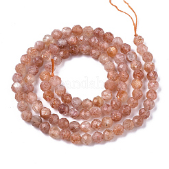Natural Sunstone Beads Strands&nbsp;G-N328-002C