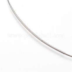 Stainless Steel Wire Necklace Cord DIY Jewelry Making&nbsp;TWIR-R003-23A