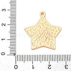 合金エナメルチャーム  ゴールドカラー  笑顔のチャームが付いたスター  きいろ  25x23x1.7mm  穴：1.6mm&nbsp;ENAM-F152-05G-01