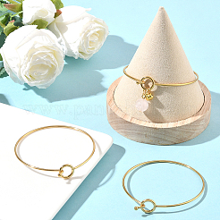 6Pcs 304 Stainless Steel Bangle Making&nbsp;STAS-BBC0008-05A