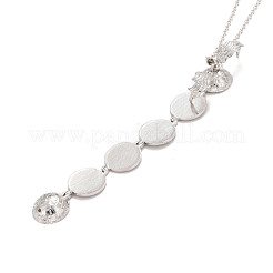 Alloy Multi Picture Photo Ball with Wings Locket Pendant Necklace for Women&nbsp;NJEW-M191-01P