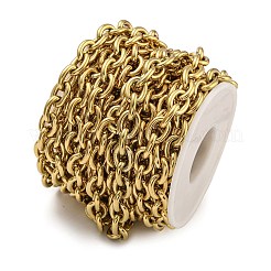 Ion Plating(IP) 304 Stainless Steel Cable Chains&nbsp;CHS-G038-06G