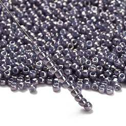 トーホー 8/0ラウンドビーズ  日本製シードビーズ  （455)ゴールド光沢淡い藤  3mm  穴：1mm  約222個/10g&nbsp;X-SEED-TR08-0455