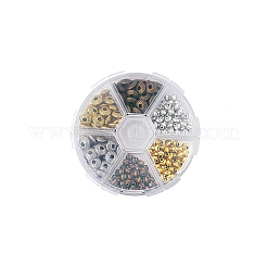チベット風合金スペーサービーズ  混合図形  ミックスカラー  8x2cm&nbsp;TIBEB-TA0001-04