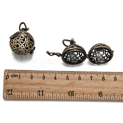 Brass Hollow Round Cage Pendants&nbsp;LS-KK-L079-02-NR
