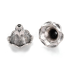 Tibetan Style Alloy Bead Caps&nbsp;TIBEB-T004-16AS