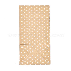 Eco-Friendly Polka Dot Pattern Kraft Paper Bags&nbsp;AJEW-M207-A01-01