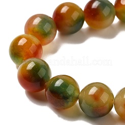 Natural Dyed White Jade Beads Strands&nbsp;G-M402-C04-26