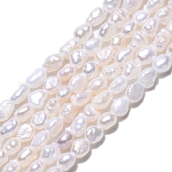 Natural Cultured Freshwater Pearl Beads Strands&nbsp;PEAR-N014-03E-01
