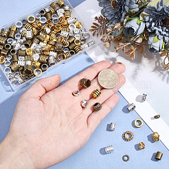 160個 16スタイル 合金ヨーロピアンビーズ  大穴ビーズ  混合図形  ミックスカラー  7.5~13.5x1.5~10mm  穴：5~7mm  10個/スタイル&nbsp;FIND-PA0001-71