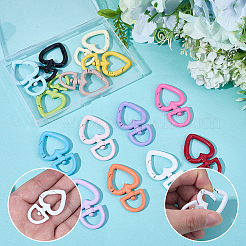 16Pcs 16 Colors Zinc Alloy Swivel Snap Hook Clasps&nbsp;FIND-SP0005-55