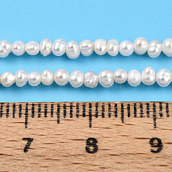 Natural Cultured Freshwater Pearl Beads Strands&nbsp;PEAR-N013-02L