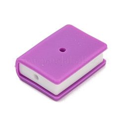 食品グレードのシリコンビーズ  マゼンタ  27.1x9.2mm&nbsp;PW-WG54979-05