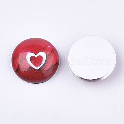Flatback Glass Cabochons for DIY Projects&nbsp;GGLA-S047-01A