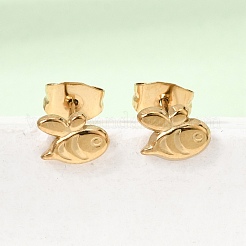 304 Stainless Steel Stud Earrings&nbsp;SA-CBABF3F-14G-02