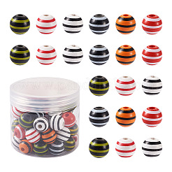 60Pcs 6 Colors Natural Chinese Cherry Wood Beads&nbsp;WOOD-CD0001-16