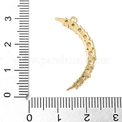Brass Micro Pave Cubic Zirconia Pendants&nbsp;KK-P290-26G