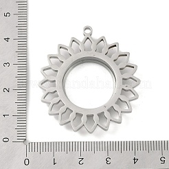 304 Stainless Stee Locket Pendants&nbsp;STAS-S132-07P-01