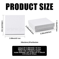 10Pcs 5 Styles Texture Paper Jewelry Gift Boxes&nbsp;OBOX-FS0001-01A