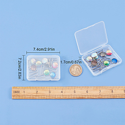 8 Styles 16Pcs DIY Keychain Making Kits&nbsp;DIY-SC0016-37