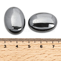 Non-magnetic Synthetic Hematite Cabochons&nbsp;G-P162-04-18x25mm-01