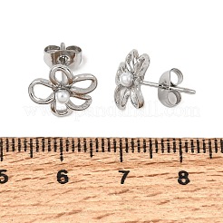 304 Stainless Steel Stud Earrings for Women&nbsp;SA-CBA44F8-01P