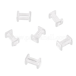 6Pcs 925 Sterling Silver Hollow Initial Beads&nbsp;STER-TA0001-53I