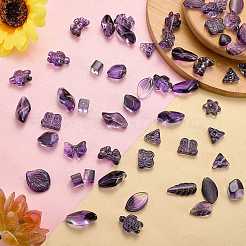 80Pcs Gradient Color Transparent Glass Beads&nbsp;GLAA-SZ0002-26D