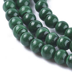 Natural Malachite Bead Strands&nbsp;G-O152-47-4mm