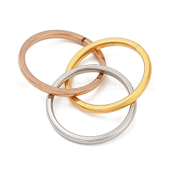 201 Stainless Steel Trinity Interlocking Ring Finger Rings&nbsp;FS-WG6776A-01