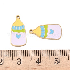 304 Stainless Steel Enamel Pendants&nbsp;X1-STAS-G360-04G-03